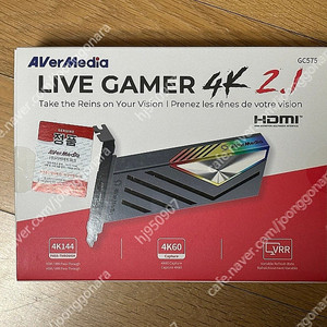 에버미디어 캡처보드 Live Gamer 4K GC575 미개봉 새상품 판매합니다.