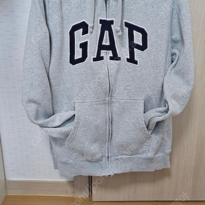 GAP 집업 후드 그레이 L