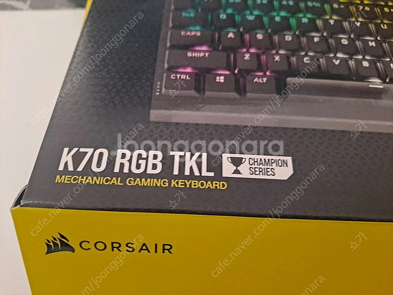 커세어 k70 rgb tkl 적축 키보드 급처 택포 3...--2