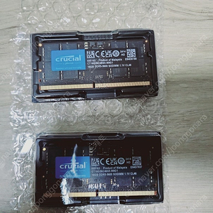 마이크론 노트북용 DDR5 5600 16G 2개 미사용 팜