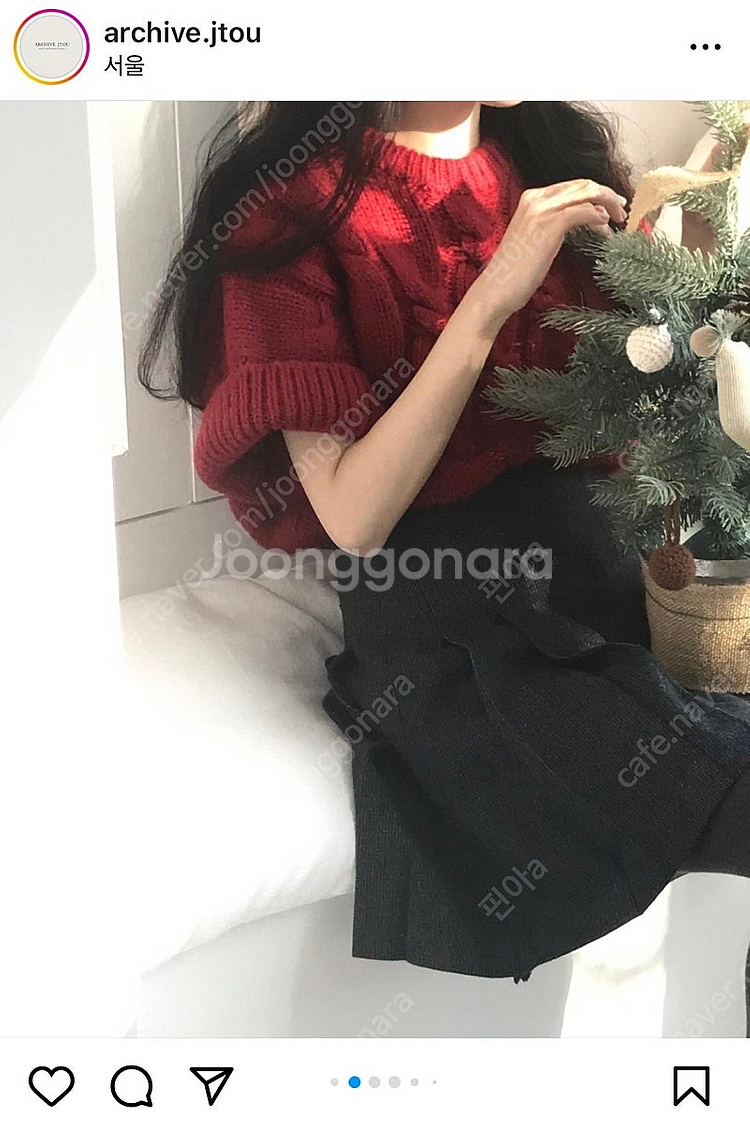 아카이브제이투유 체크 플리츠 랩스커트 ounce--0