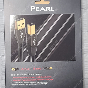 오디오퀘스트 USB 2.0 Pearl A to B USB 2.0 AV케이블 1.5m