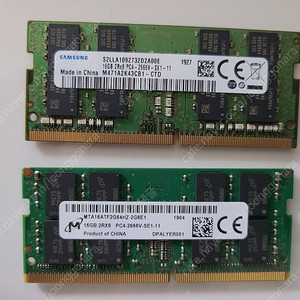 (택포) 노트북 메모리 DDR4 16G 2666V