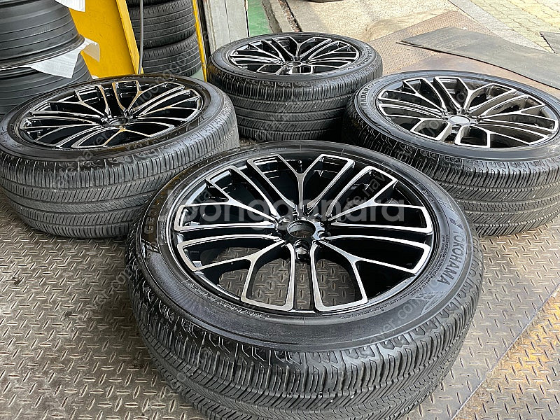 20인치 BBS REX 블랙폴리쉬 신품휠 타이어 팝니다--6