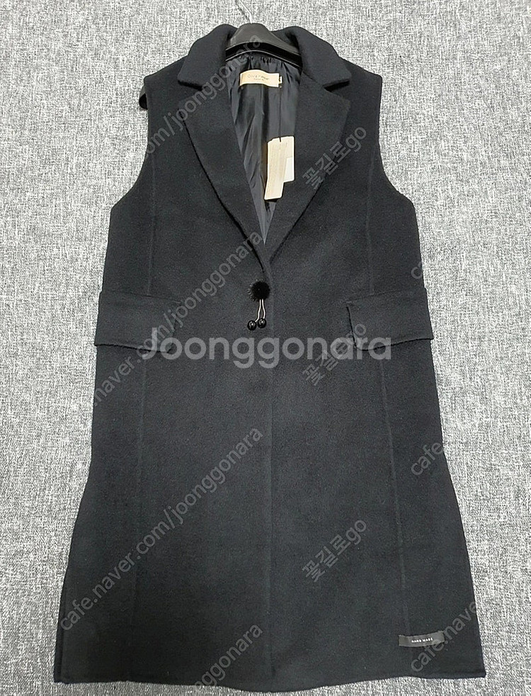 (새상품텍66)올리비아하슬러 핸드메이드 롱베스트--2