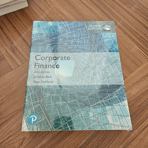 [전공서적] Corporate Finance, Pearson 출판사, Jonathan Berk 저자, 재무관리