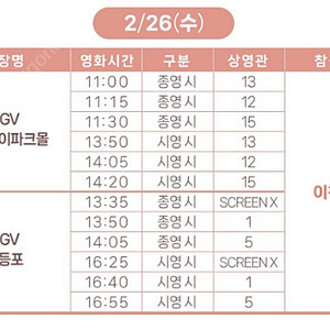 이찬원 콘서트 찬가 무대인사 영등포, 상봉 A열, D열 양도합니다