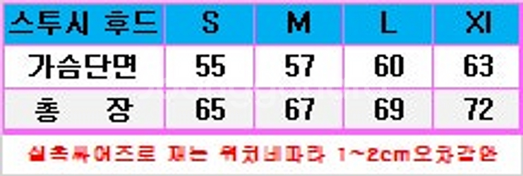 (새상품)수입정품 스투시 후드 집업--1
