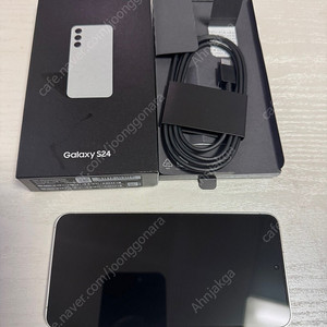 갤럭시 S24 256gb 마블그레이 S급 박스풀