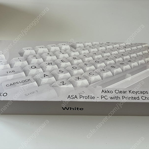 AKKO Clear Keycaps Set v2 앱코 클리어 키캡