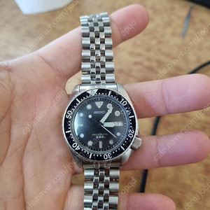 SEIKO 세이코 7C43-6010 6458 38MM 다이버 검정 블랙