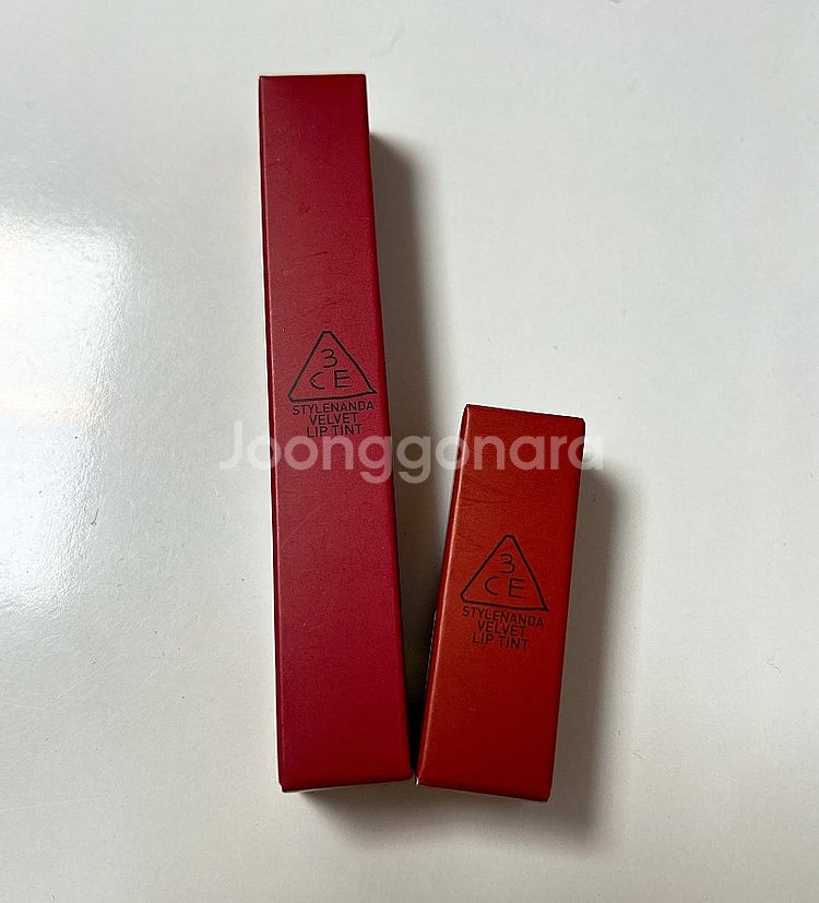 (미개봉새제품)3CE 벨벳 립 틴트 RED AURA 판...--0