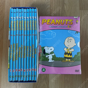 Peanuts dvd1,2집 미사용