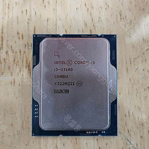 i3-13100 CPU 판매 합니다.(정품)