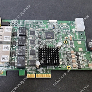 ADLINK PCIe-GIE74 이더넷 프레임그래버 POE 카드 4port 판매합니다. 10만원