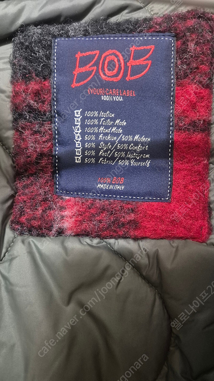 비오비 패딩 자켓(이태리 직수입 라인)--6