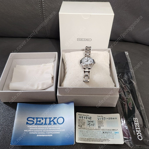 [미착용 새상품]세이코 seiko 여성손목시계