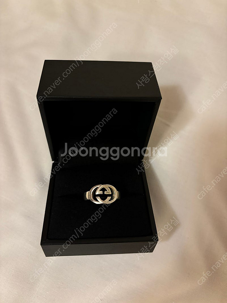 구찌 실버반지 명품실버 남성 은반지20호--0