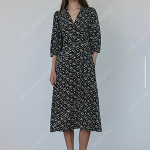 [새상품]BLBT별밭양품점 24SS Puff Sleeve Dress 블랙 s (리퍼브)