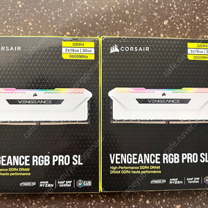 커세어 corsair vengeance RGB PRO SL 64gb(16gb x 4) DDR4 메모리