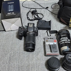 캐논 R10 DSLR 카메라 급처합니다 (렌즈3개 포함)