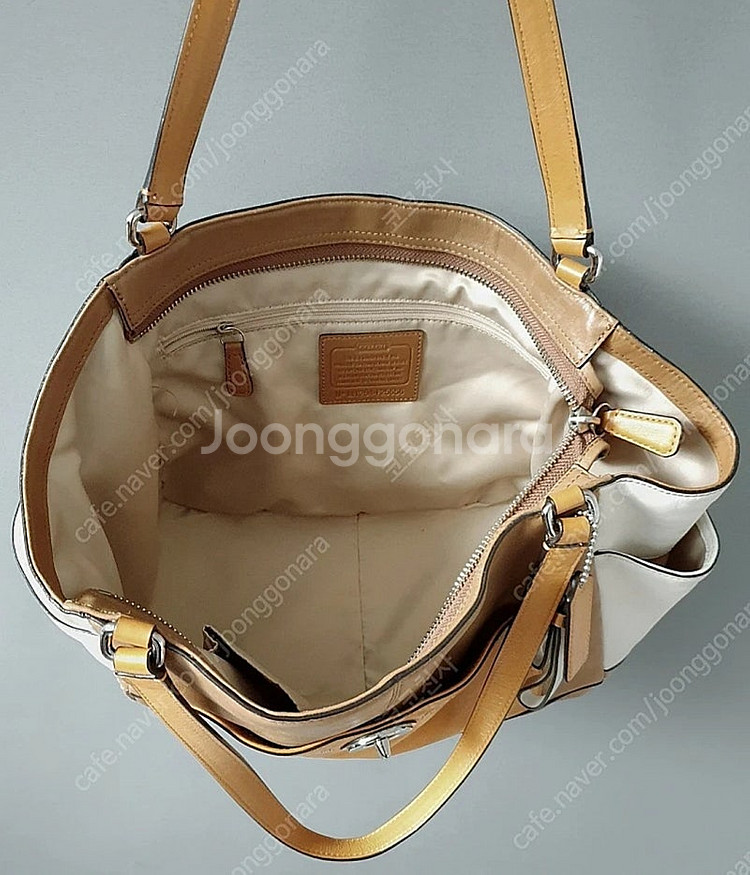 COACH 코치 정품 소가죽 양가죽 숄더백 빅백 토트백...--6