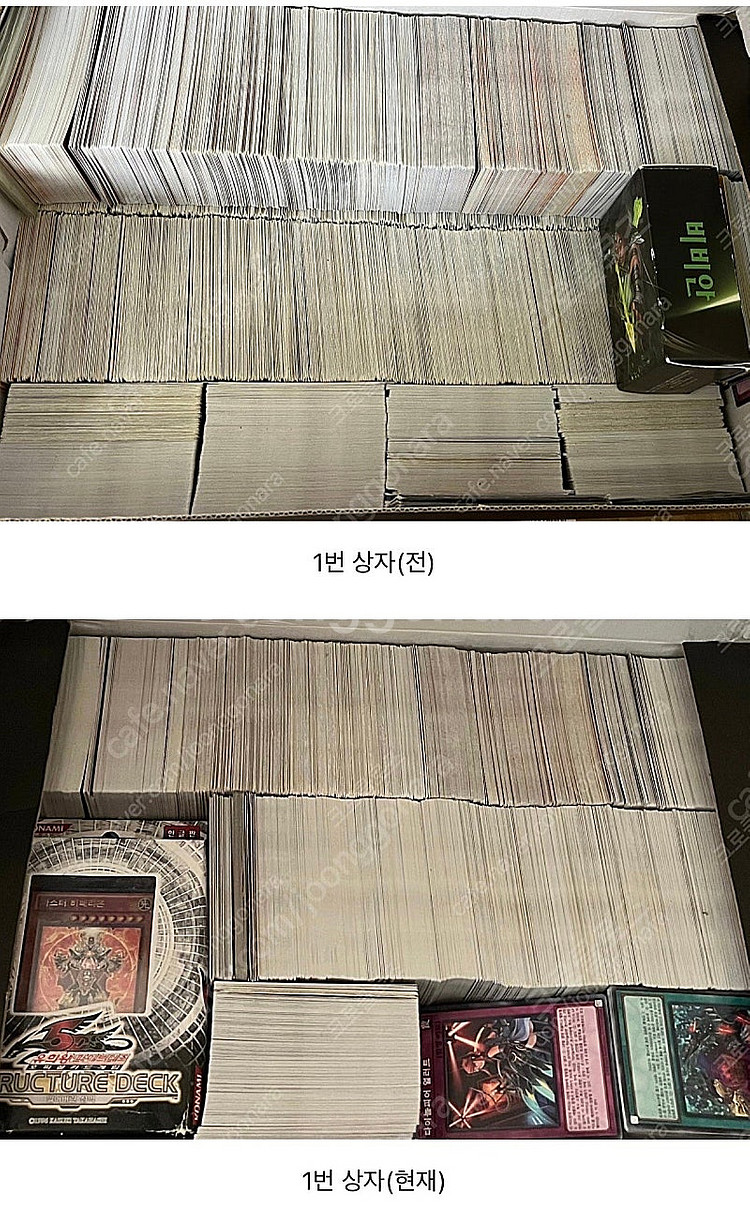(급처)유희왕카드, 포켓몬카드 상자별로 일괄판매--0