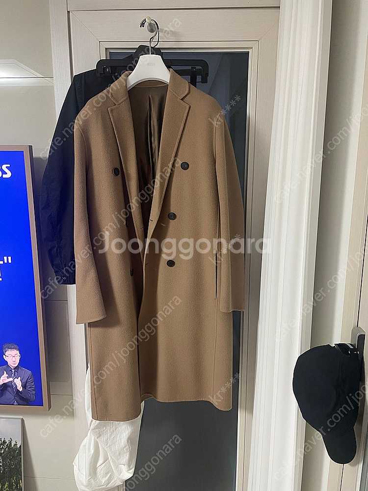 마마가리 미니멀 핸드메이드 코트 베이지 48Size--0