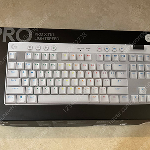 로지텍 G PRO X TKL (정품) (화이트) (택타일) 텐키리스 게이밍 키보드