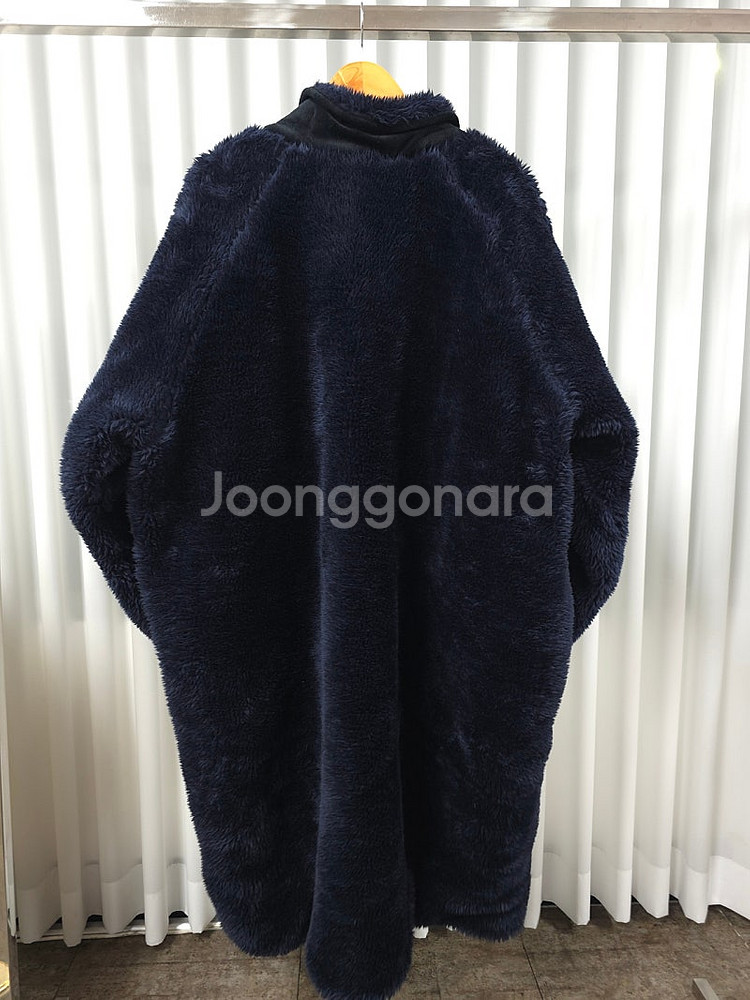립합 네이비 베어롱퍼코트/한섬 타임 마인 시스템 띠어리...--5