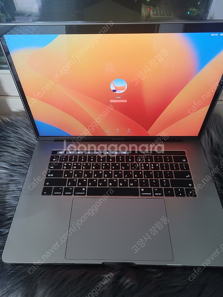 맥북프로 15년식 15인치 cpu i7--9