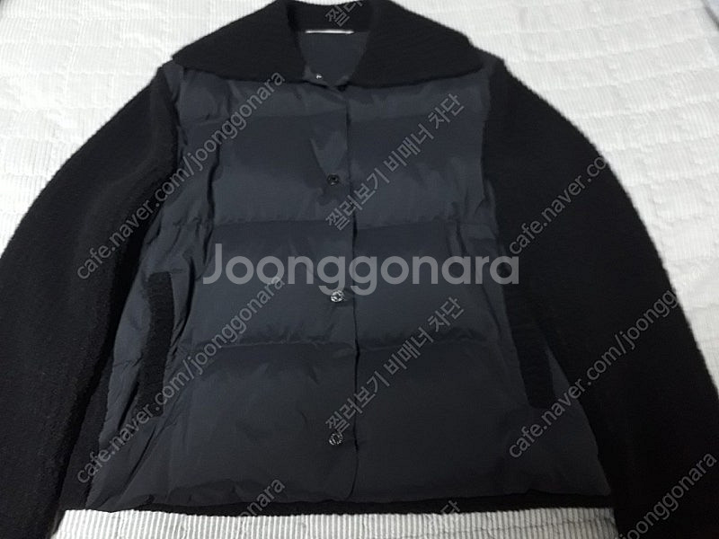 더캐시미어 니트 구스 점퍼 블랙85--2