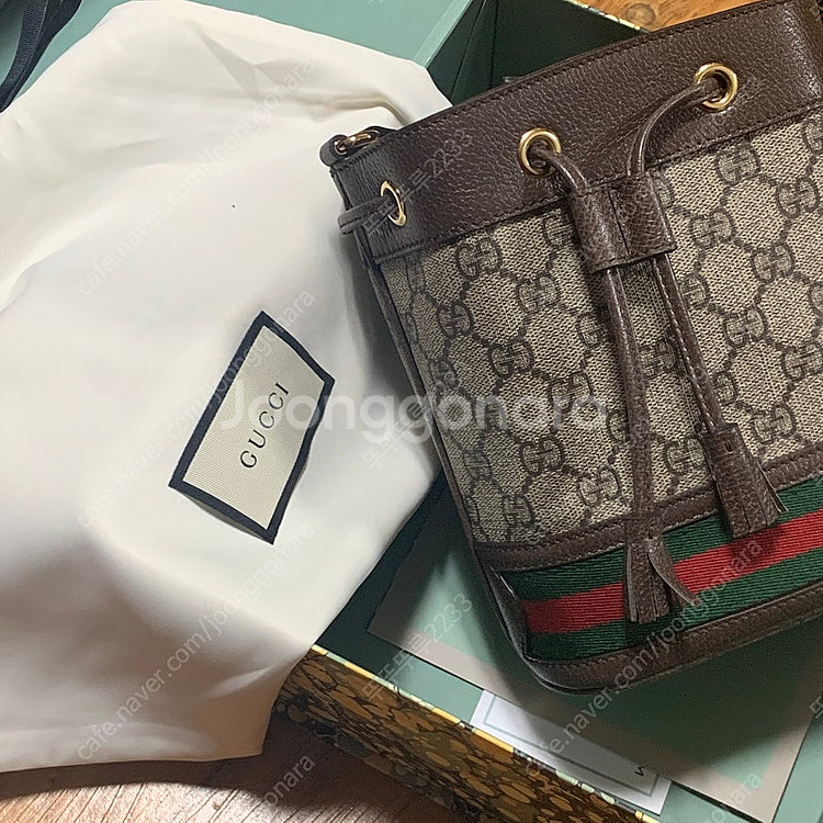 구찌 오피디아 GG버킷백 미니 (정품)--1