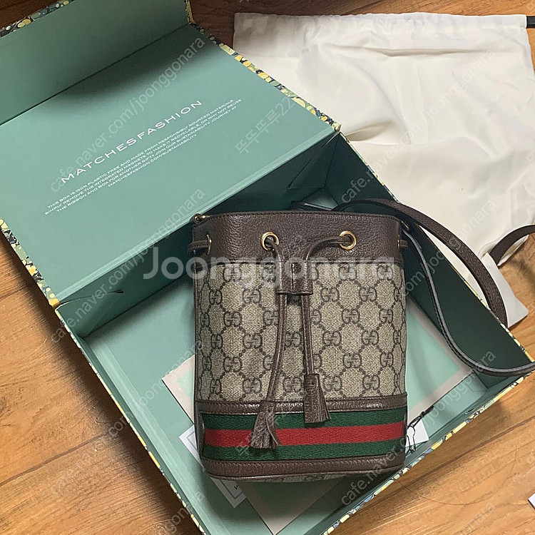 구찌 오피디아 GG버킷백 미니 (정품)--2