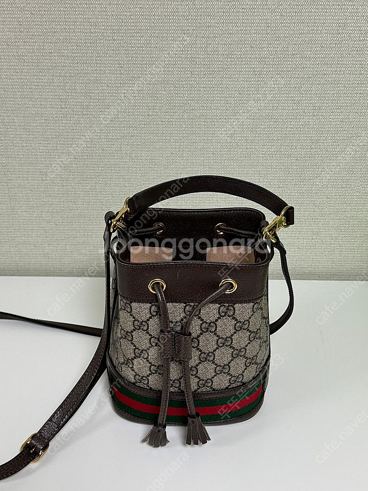 구찌 오피디아 GG버킷백 미니 (정품)--4