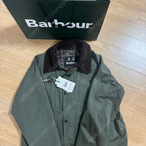 바버 barbour 스페이 spey 논왁스 카키 M