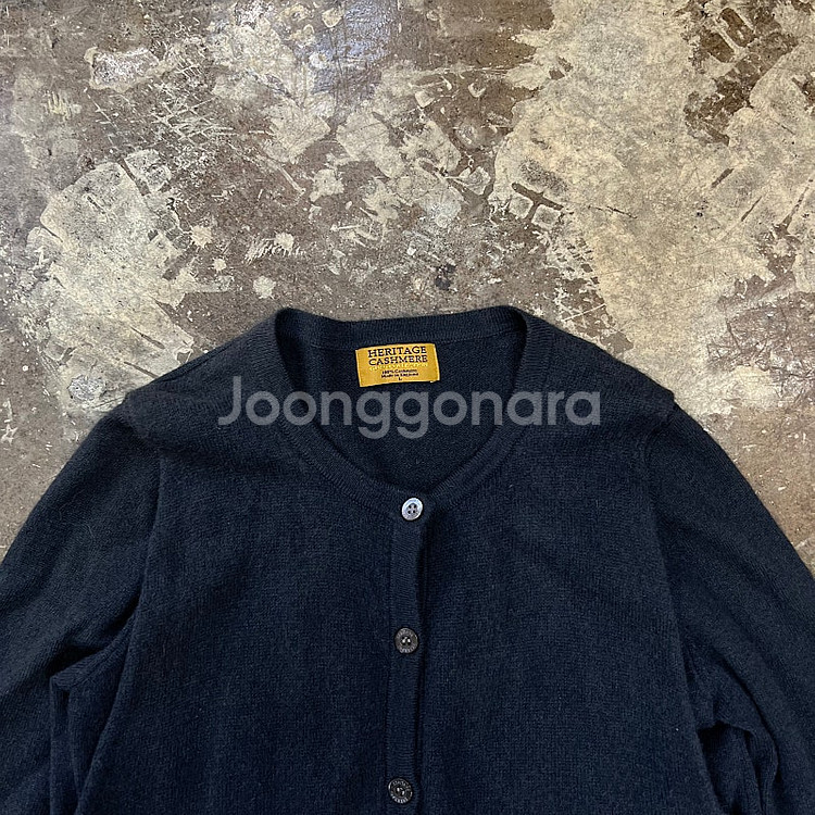 L) 헤리티지 캐시미어 가디건 니트 영국 캐시미어100%--1