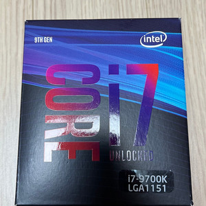 i7 9700K 판매합니다