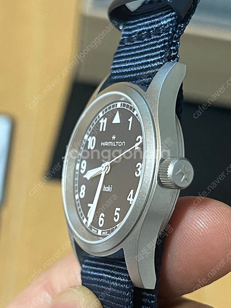 카키필드 33mm 블루 팝니다.--5