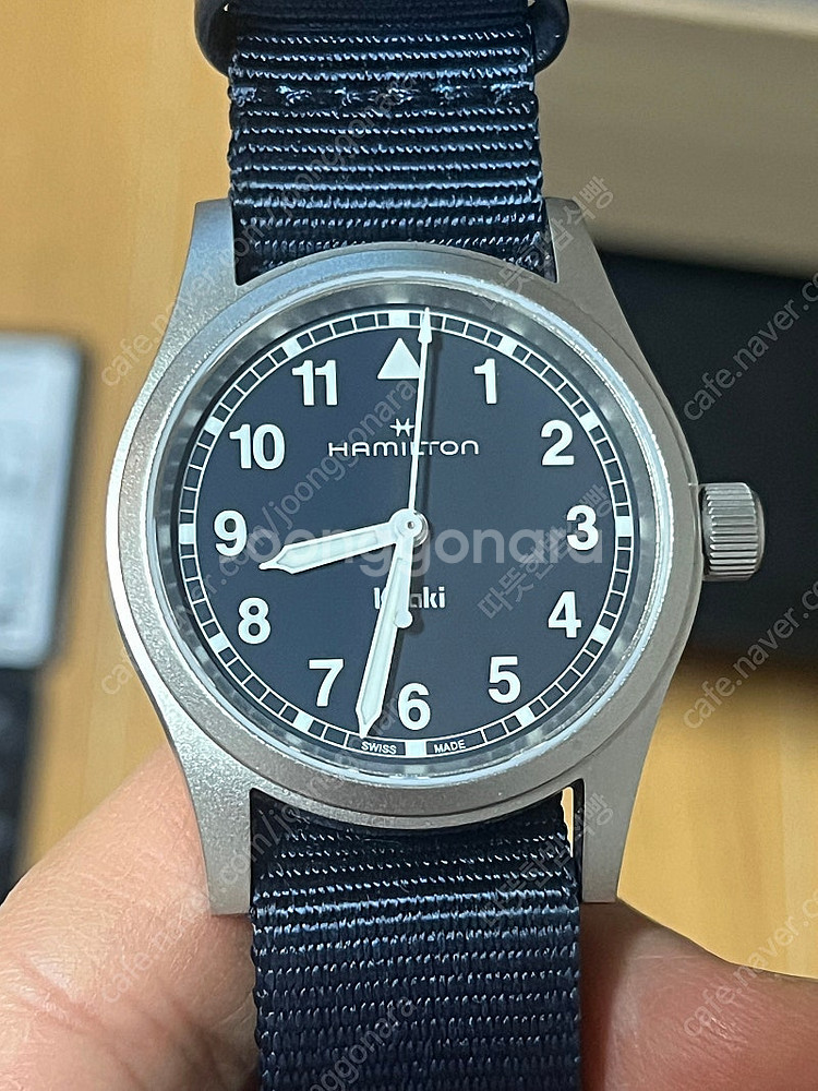 카키필드 33mm 블루 팝니다.--6