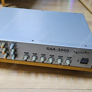 사운드아트 GSA-3000 6채널앰프 3억스 2마이크