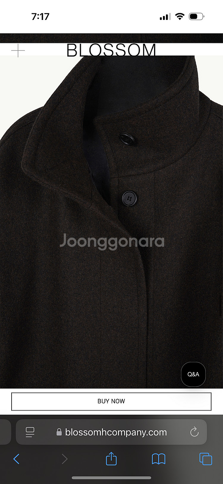 (새것) 블러썸에이치 컴퍼니 코트--5