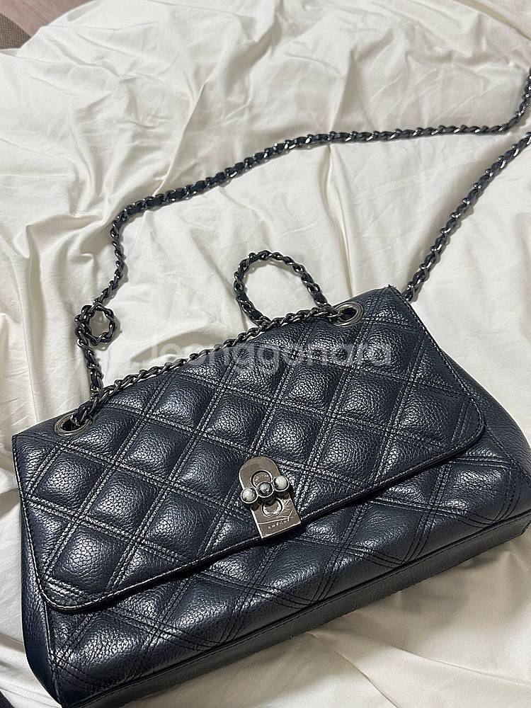 러브캣 퀄팅 숄더백--1