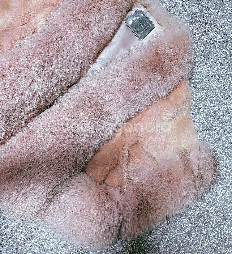 사가폭스밍크자켓 프리사이즈--4