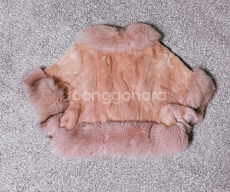 사가폭스밍크자켓 프리사이즈--6