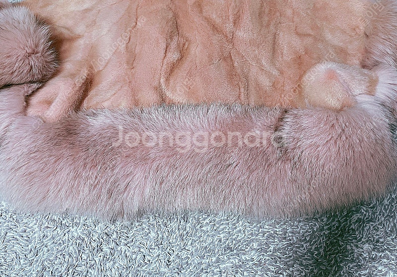 사가폭스밍크자켓 프리사이즈--8