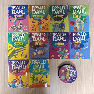 Roald Dahl 로알드달 컬러판 10종 + cd세트 (새책수준) 택포 65,000원