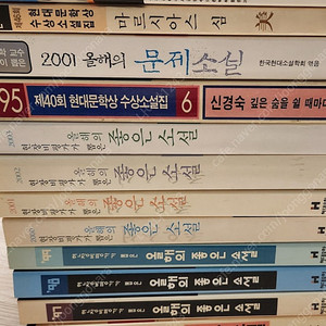 김승옥 문학상, 현장비평가가 뽑은 올해의 좋은 소설, 현대문학상, 이상문학상, 김애란 박민규 장강명 김영하