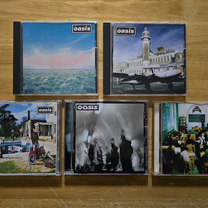 CD 음반 oasis 오아시스 싱글, 앨범 5장