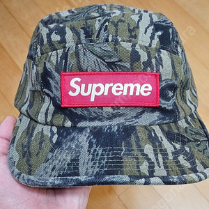 슈프림 모자 캠프캡 Supreme Camo(1회 착용)